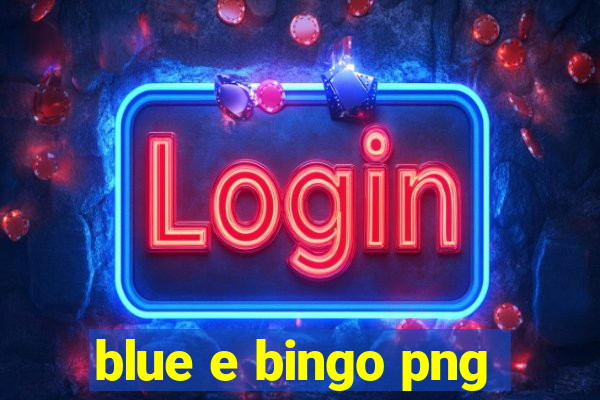 blue e bingo png